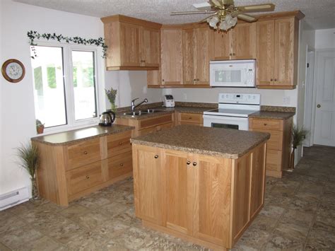 laminate countertops with oak cabinets